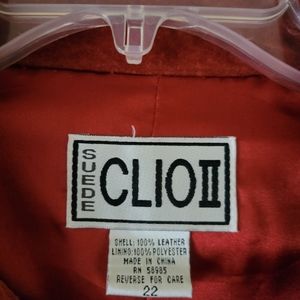 CLIO II suede jacket